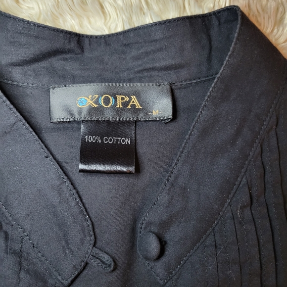 Flutter Sleeve Tunic Top; Size M - Picture 2 of 5